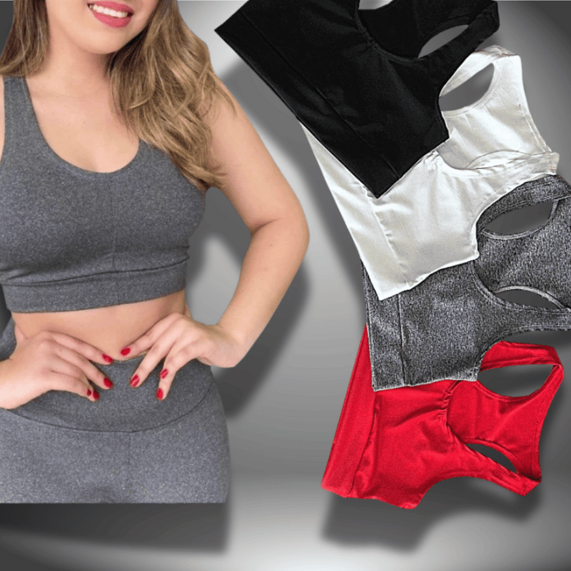 🔥 Top Fitness Feminino Nadador: Leveza, Liberdade e Estilo Para Seus Treinos! (#SEM BOJO)