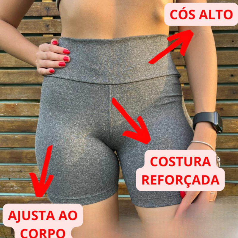 PAGUE 1 e LEVE 2 Shorts Legging Reforçados – Conforto e Resistência para Seus Treinos! 💪🔥