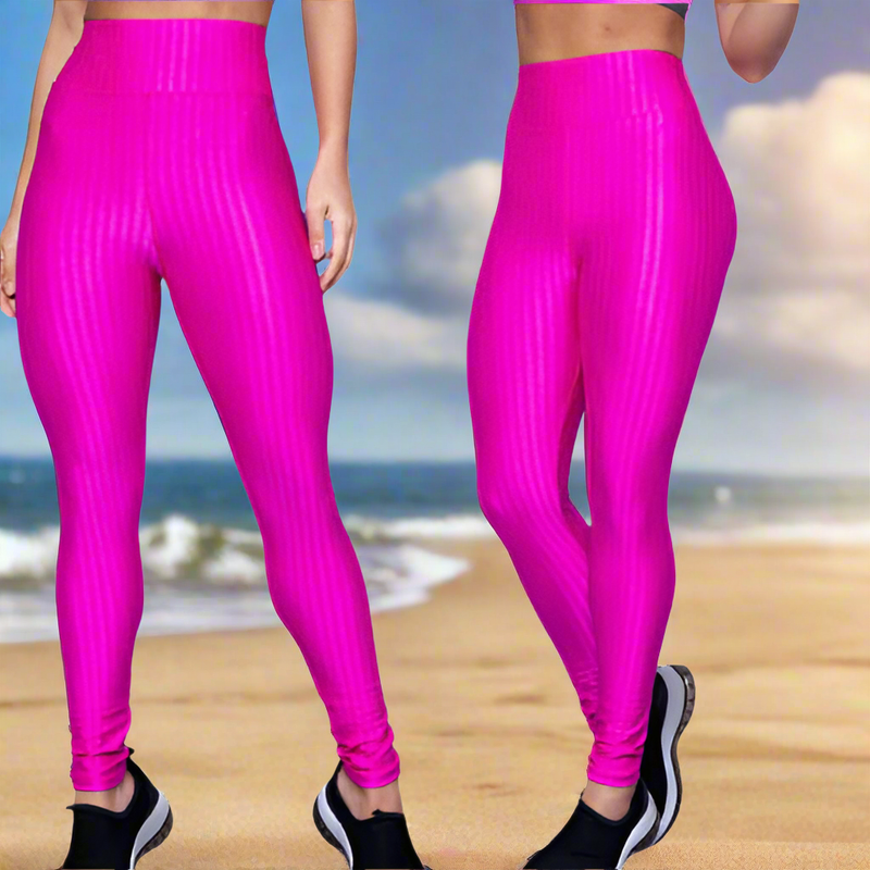 Calça Legging 3D Academia Fitnees Cintura Alta