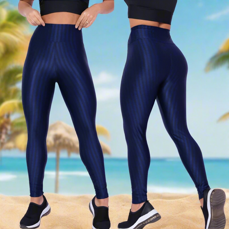 Calça Legging 3D Academia Fitnees Cintura Alta