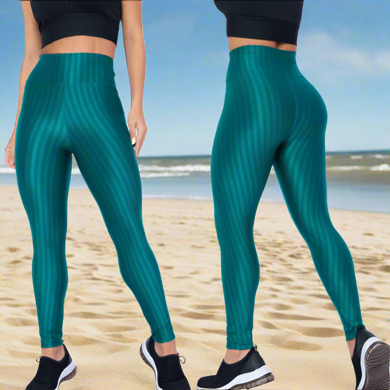 Calça Legging 3D Academia Fitnees Cintura Alta