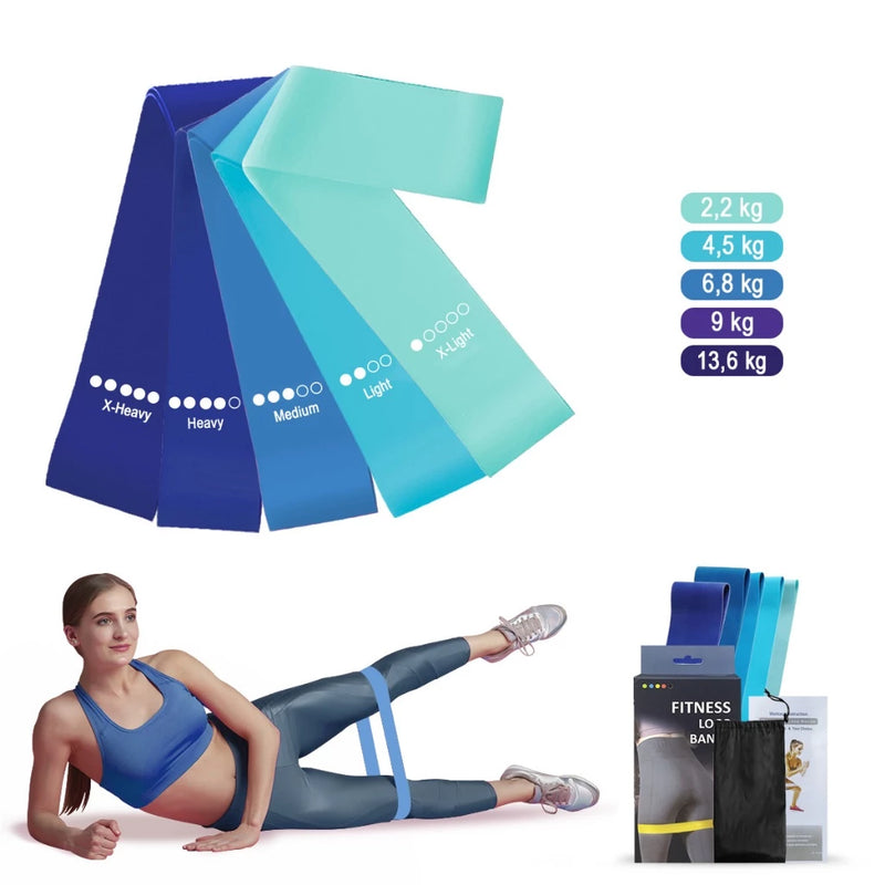 Faixas Elásticas Maxfit ™ para Treino - ( Adiquire 3 leve 5 - guia exclusivo de treinos grátis)