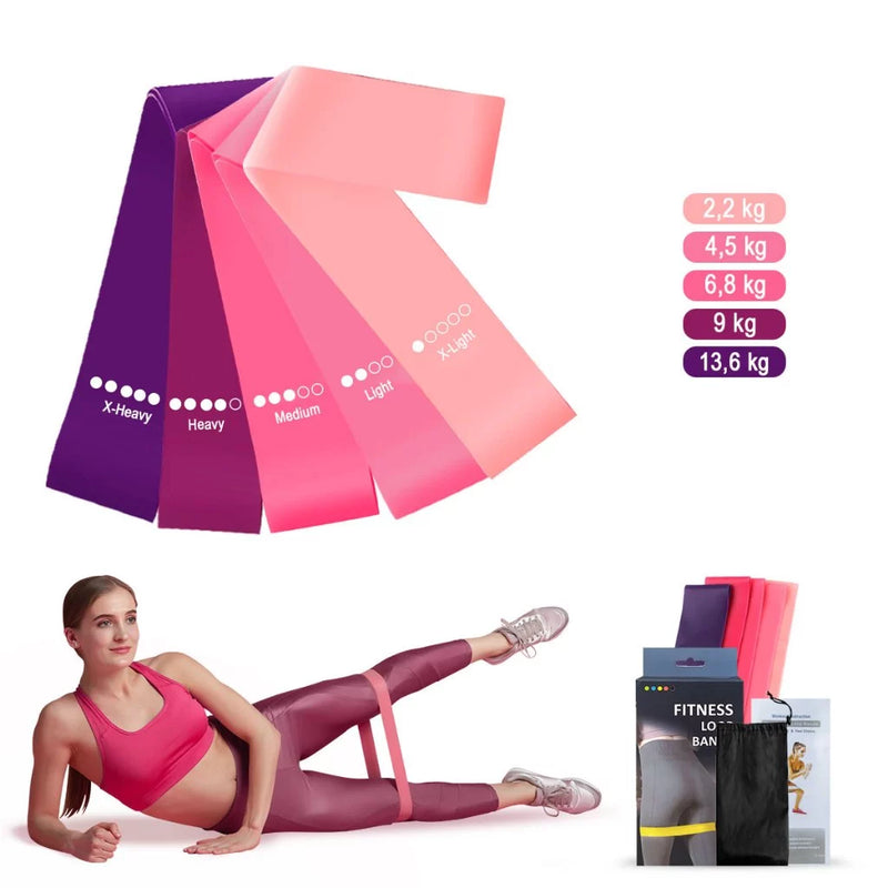 Faixas Elásticas Maxfit ™ para Treino - ( Adiquire 3 leve 5 - guia exclusivo de treinos grátis)