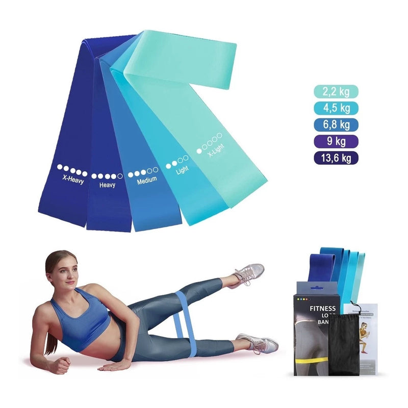 Faixas Elásticas Maxfit ™ para Treino - ( Adiquire 3 leve 5 - guia exclusivo de treinos grátis)