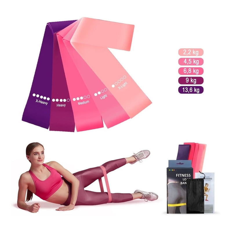 Faixas Elásticas Maxfit ™ para Treino - ( Adiquire 3 leve 5 - guia exclusivo de treinos grátis)