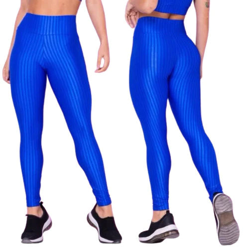 Calça Legging 3D Academia Fitnees Cintura Alta